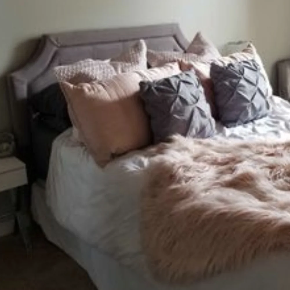 West Elm Soft Pink Pillowcases